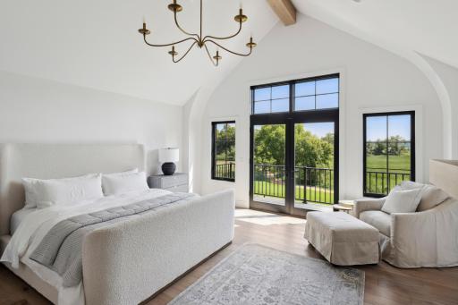 Example Primary Bedroom from a previous Black Dog Homes build