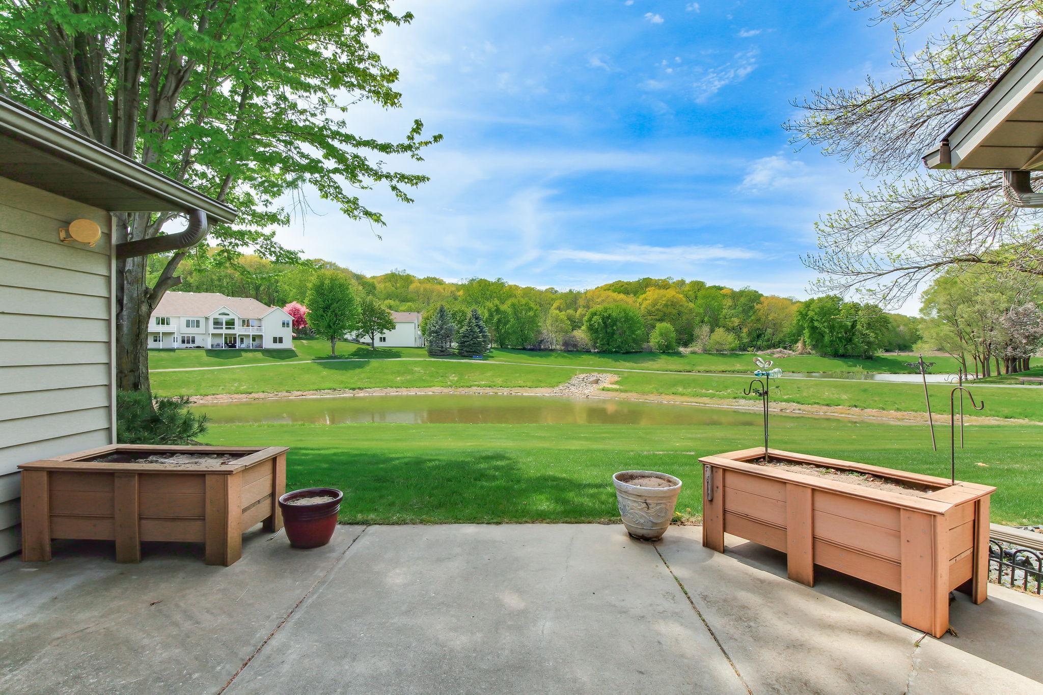Relaxing Pond Views Right from Your Backyard.