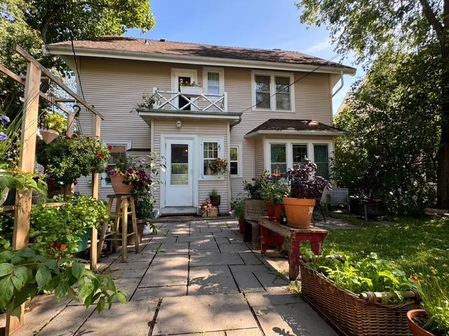 Back of the house in summer.