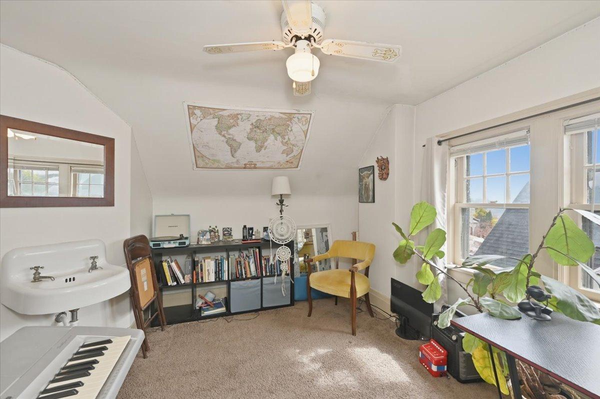 The 5th bedroom is also located on the third story with its own sink.