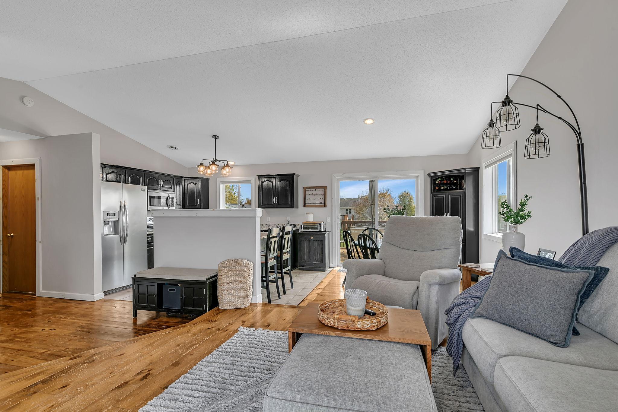 Open concept, yet each space has it's own defined area