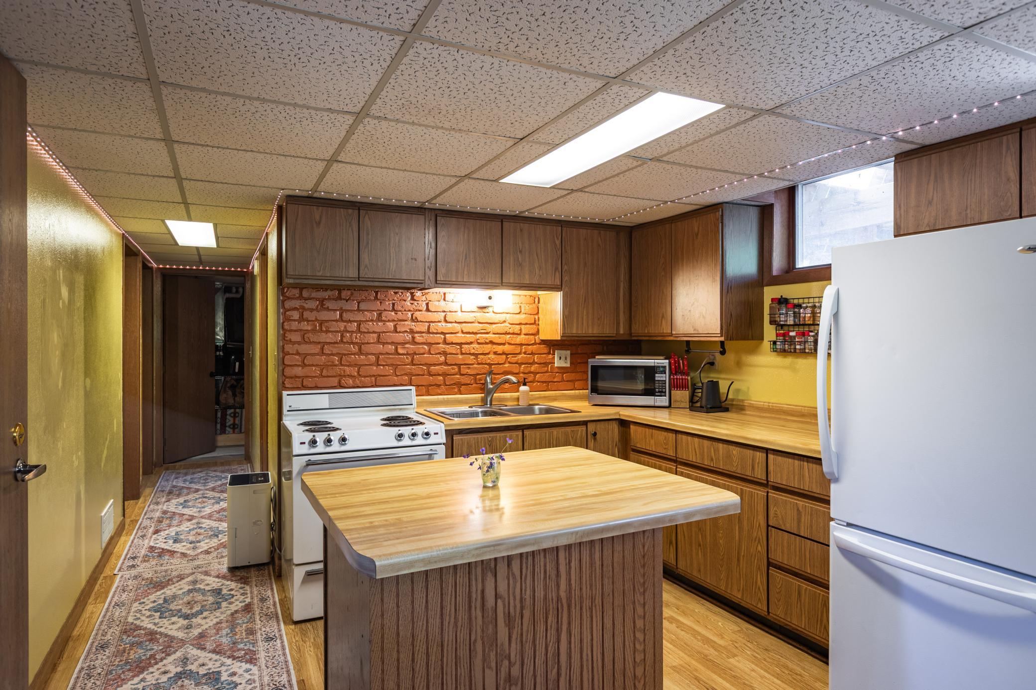 Lower level kitchen