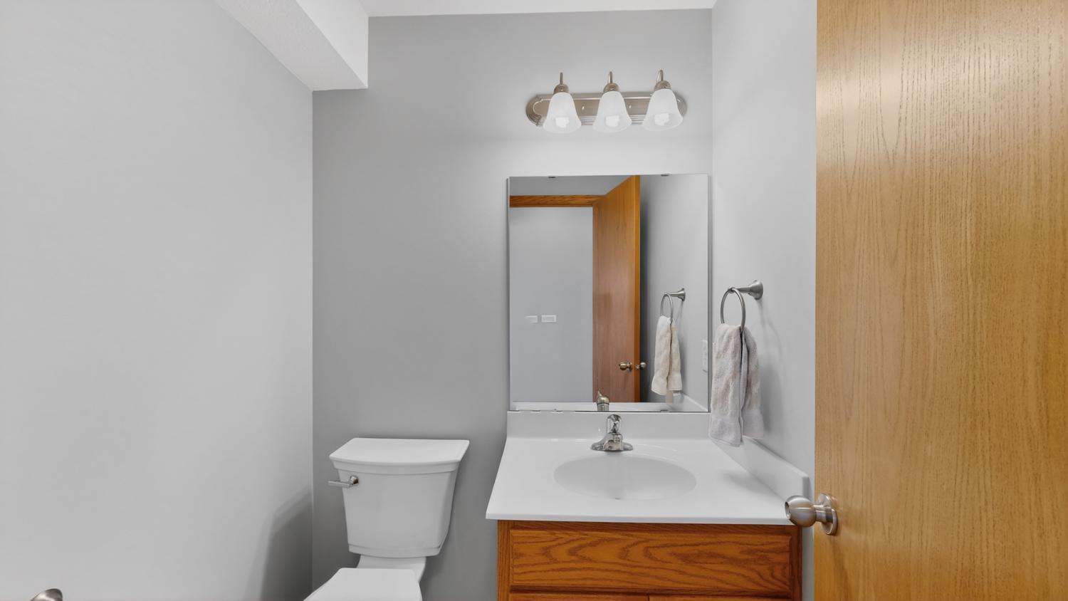 Main floor half bath