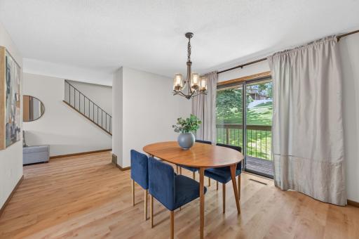 Access to 2nd deck in front through a 2nd set of sliding doors.