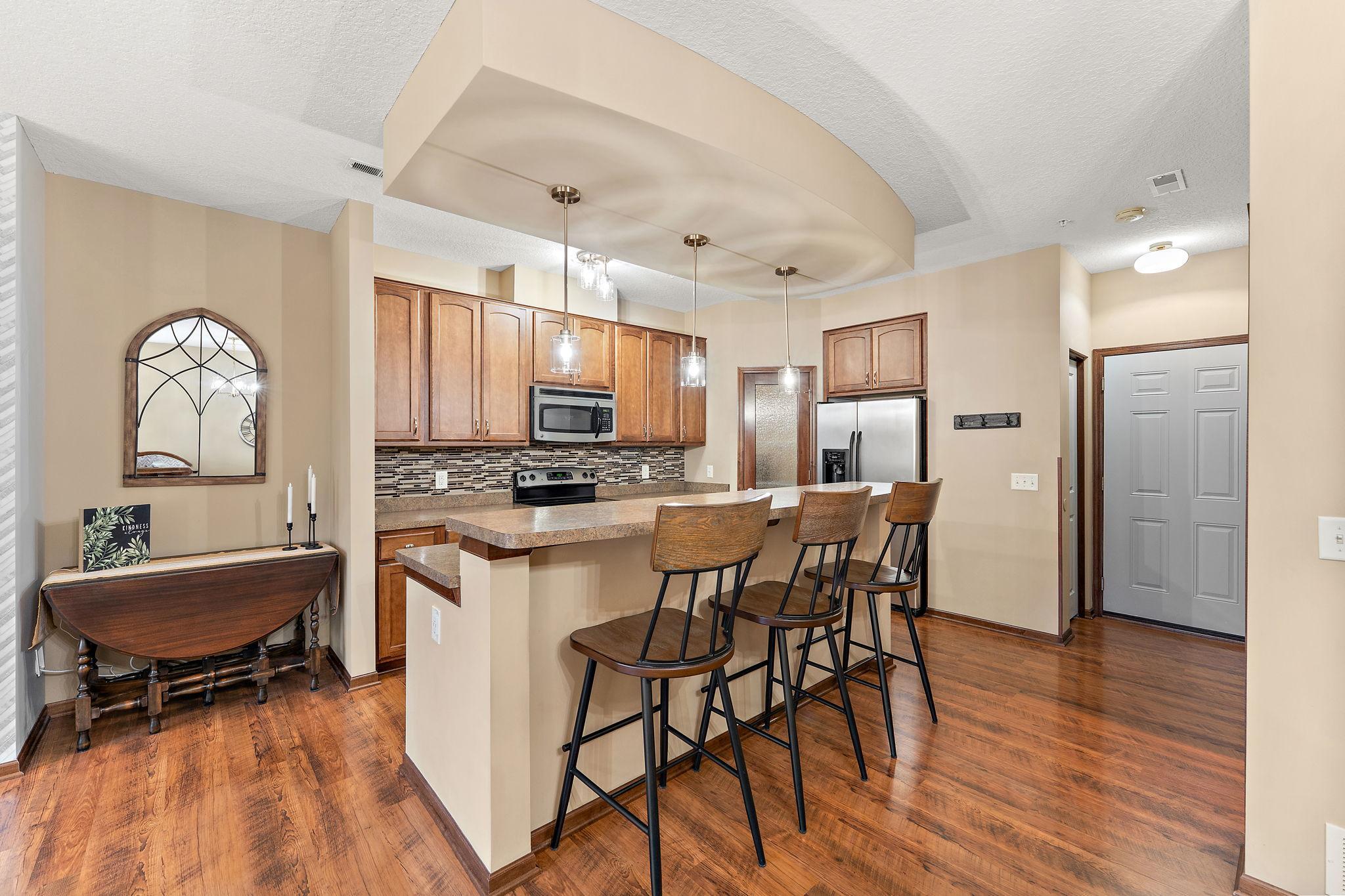 Informal eating area.