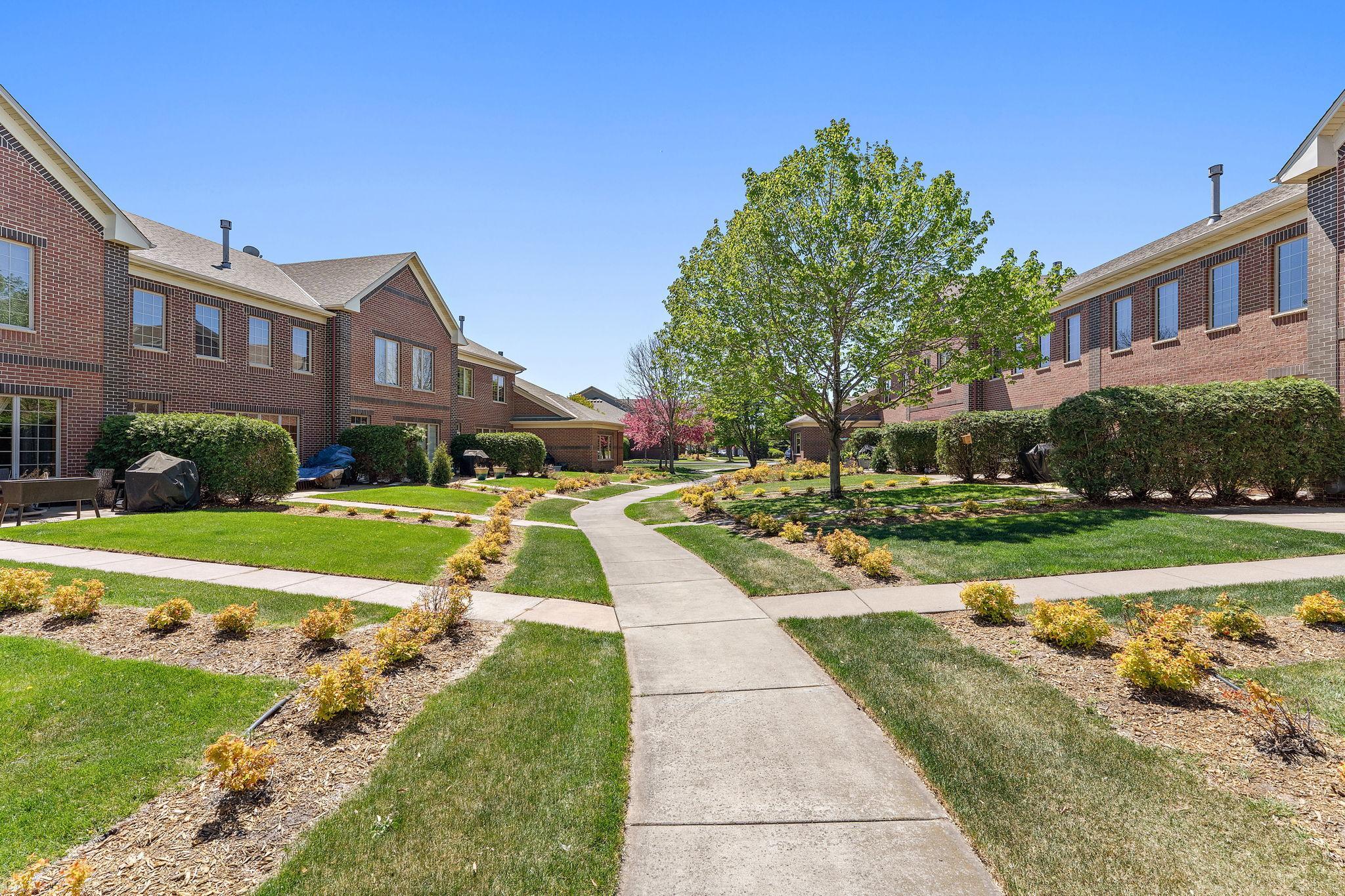 Thoughtfully landscaped grounds that you don't have to maintain!
