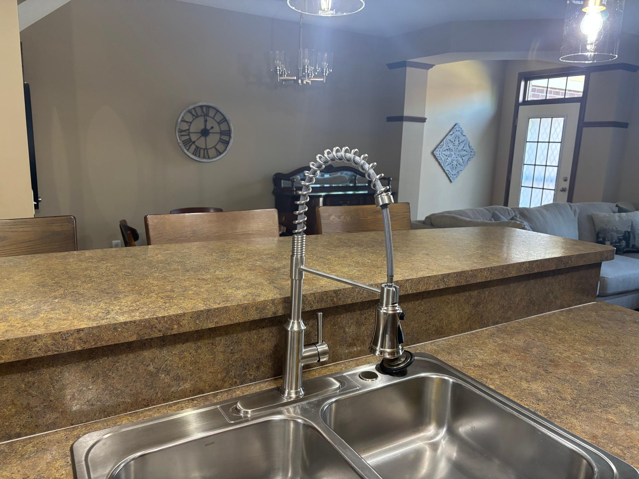 New kitchen faucet.