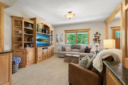 A versatile space for gatherings or relaxation.