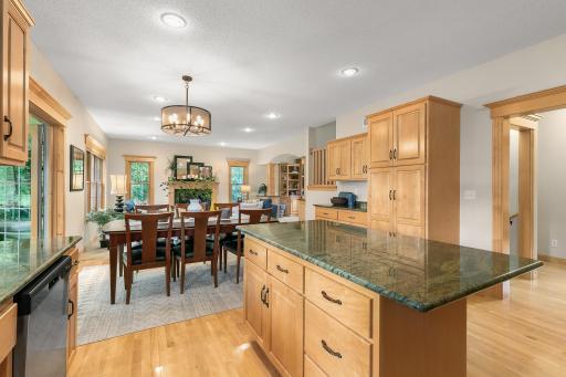 Large center island for prepping your meals.
