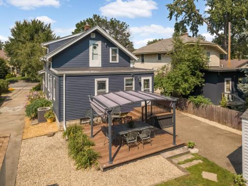 Photo for 1404 Hubbard Avenue, Saint Paul, MN 55104 - listing #7069101 Deck and Pergola to relax in your back yard.