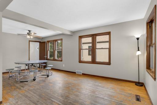 Main floor dining room. Nice and bright!