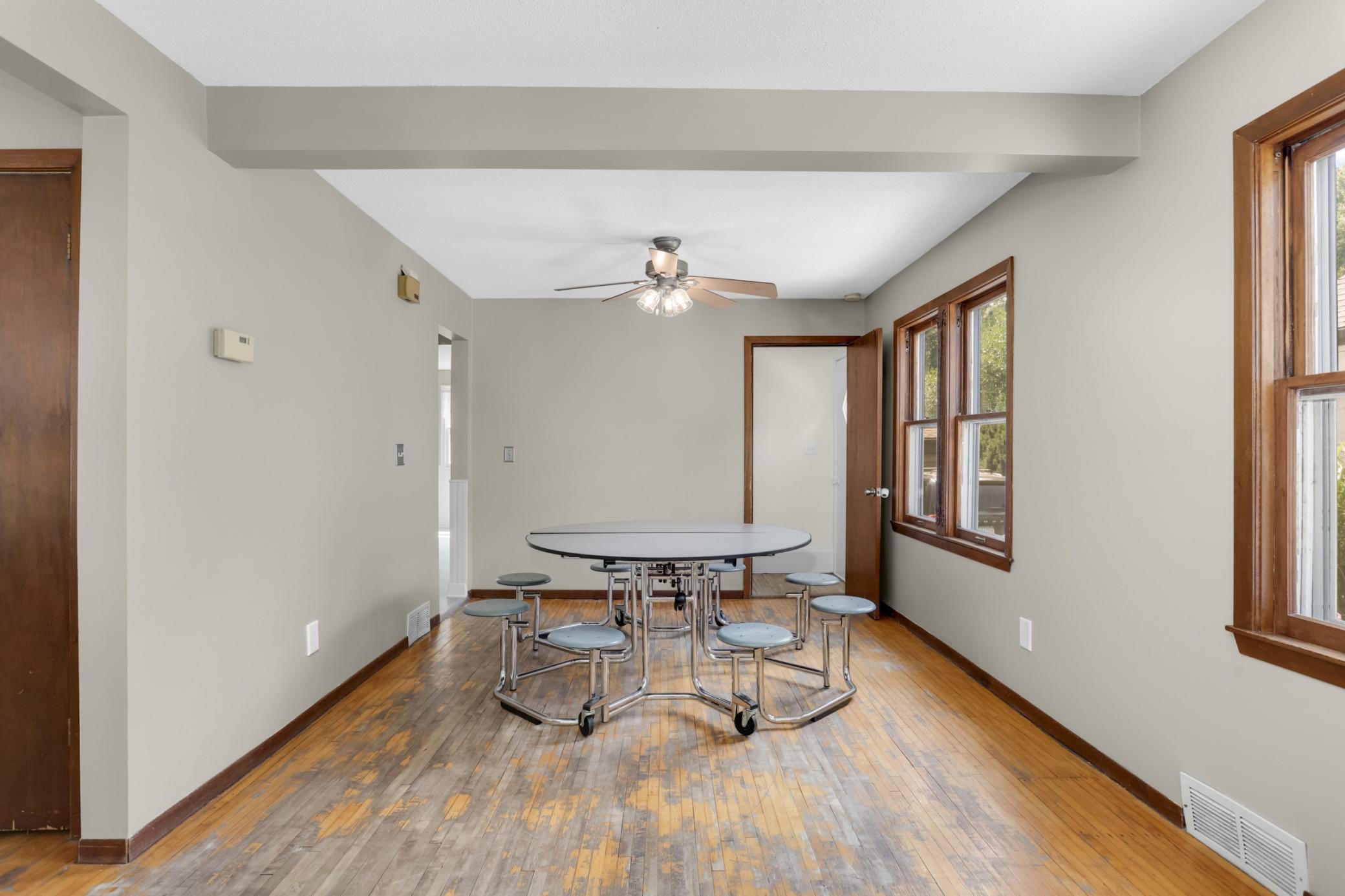 Main floor dining room.