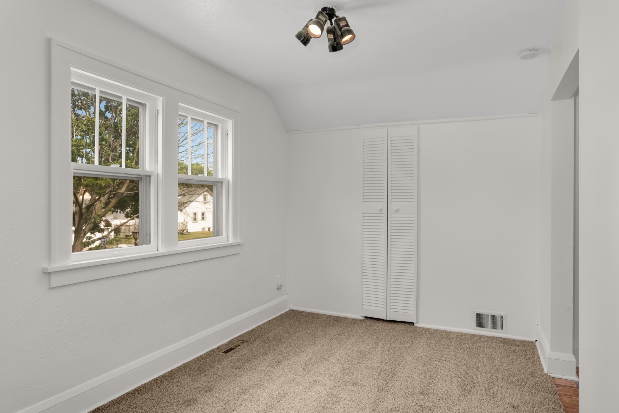 Upstairs bedroom #1 and closet.