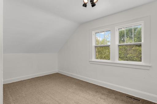 Upstairs bedroom #1 with great views.
