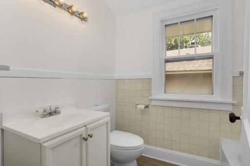 Upstairs bathroom updated as well in 2026 and looks great!