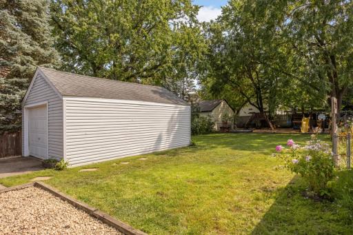 View of your large back yard.