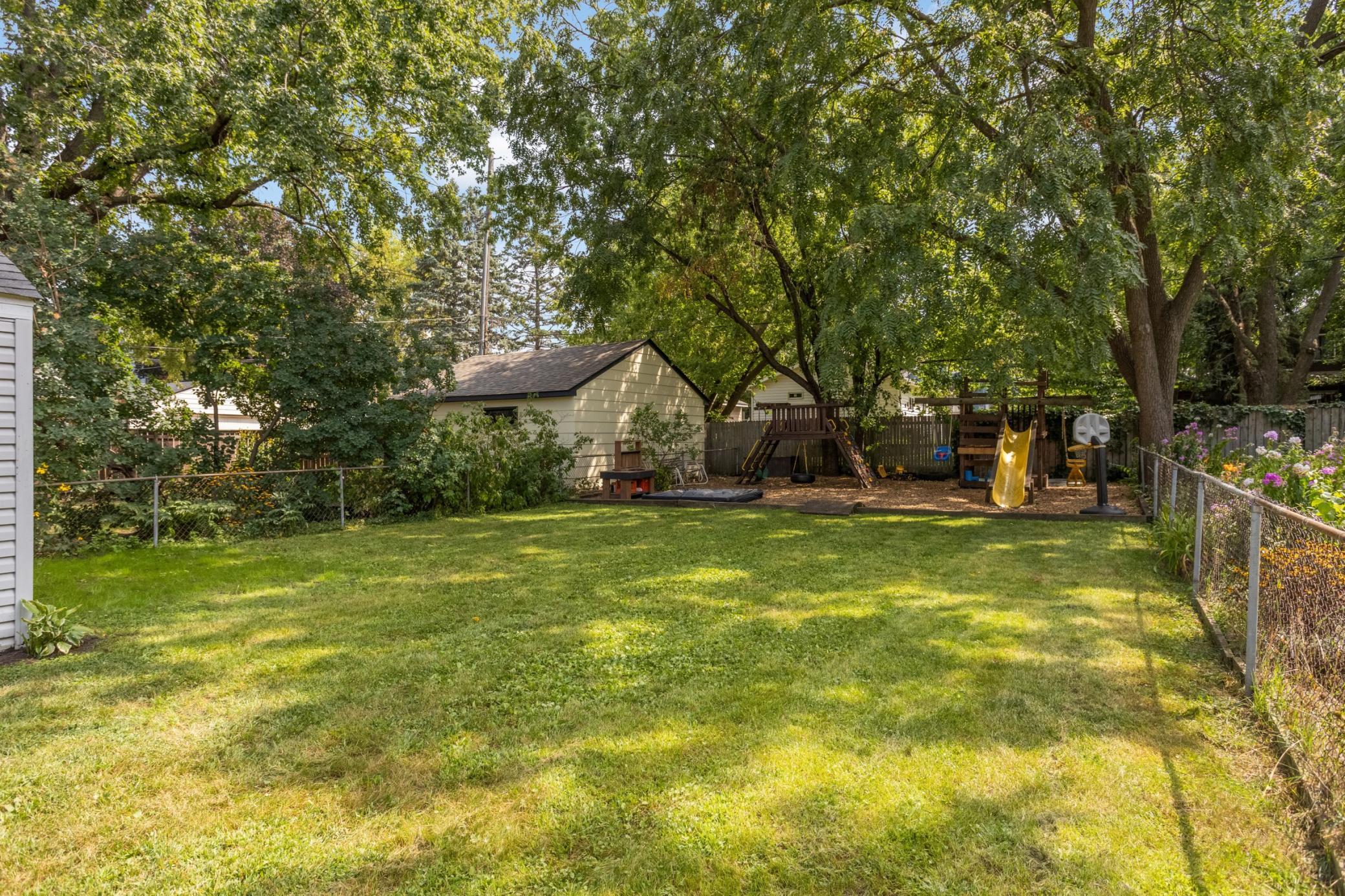 Back yard area.