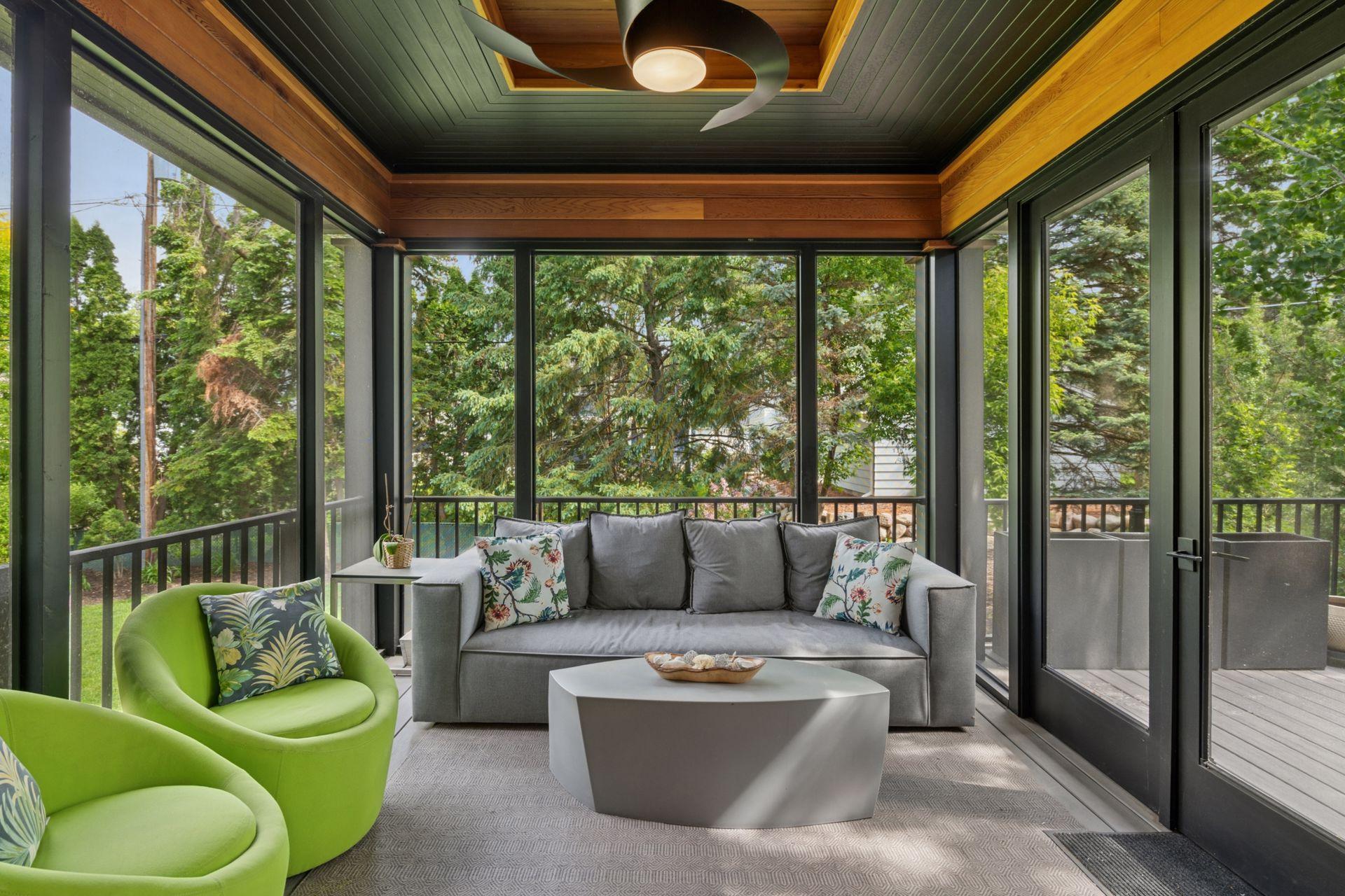 Screened porch
