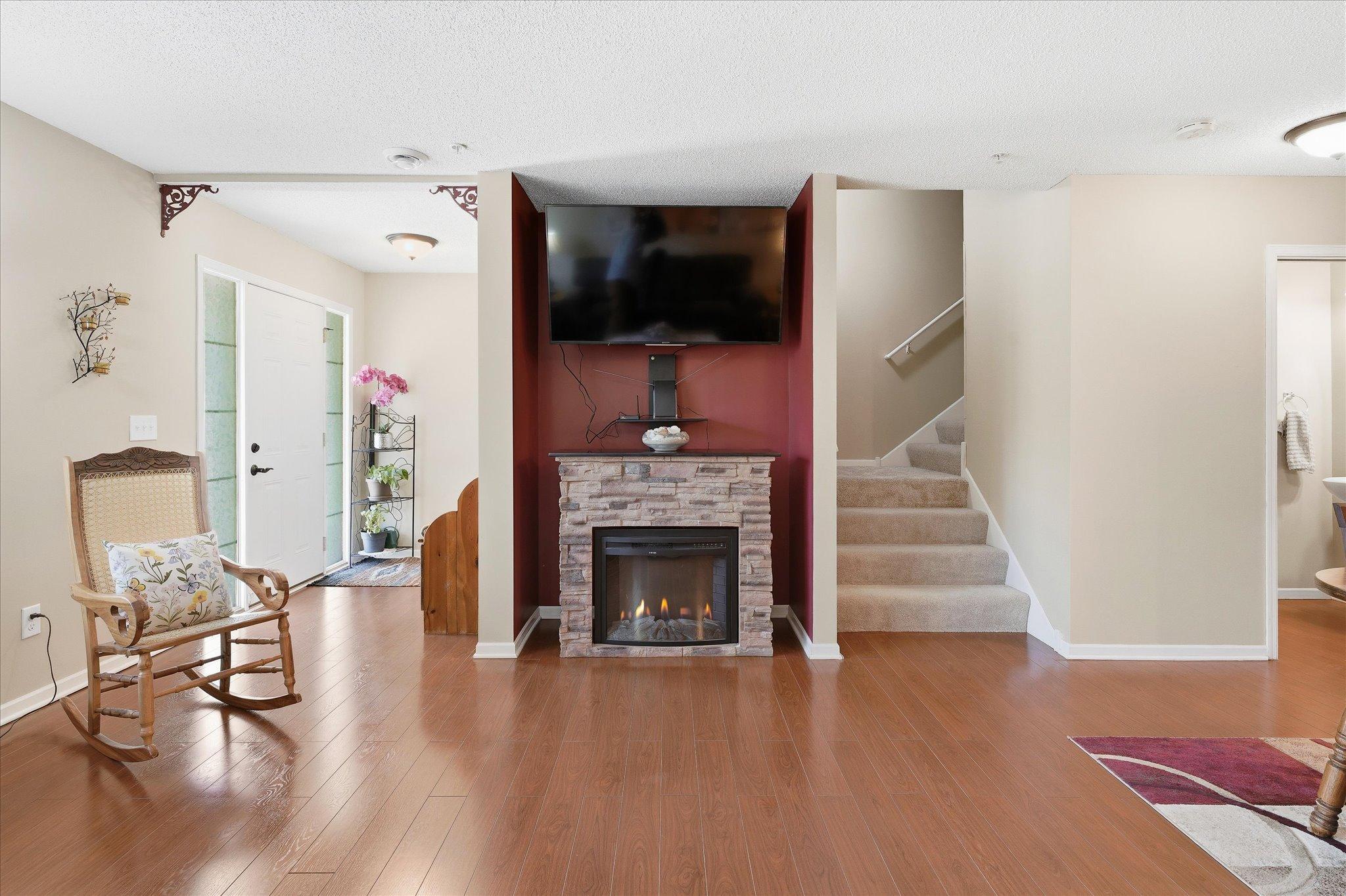 Freshly painted interior throughout with brand-new carpet on the stairs, adding a clean, updated feel from top to bottom.