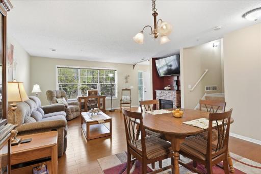 Spacious dining area with abundant natural light and an open layout ideal for everyday living and entertaining.