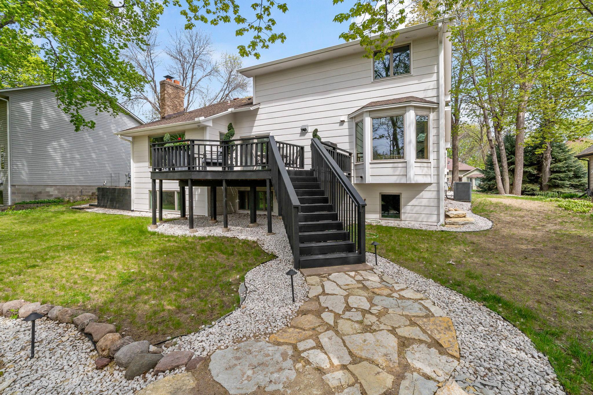 Stairs Leading To Patios