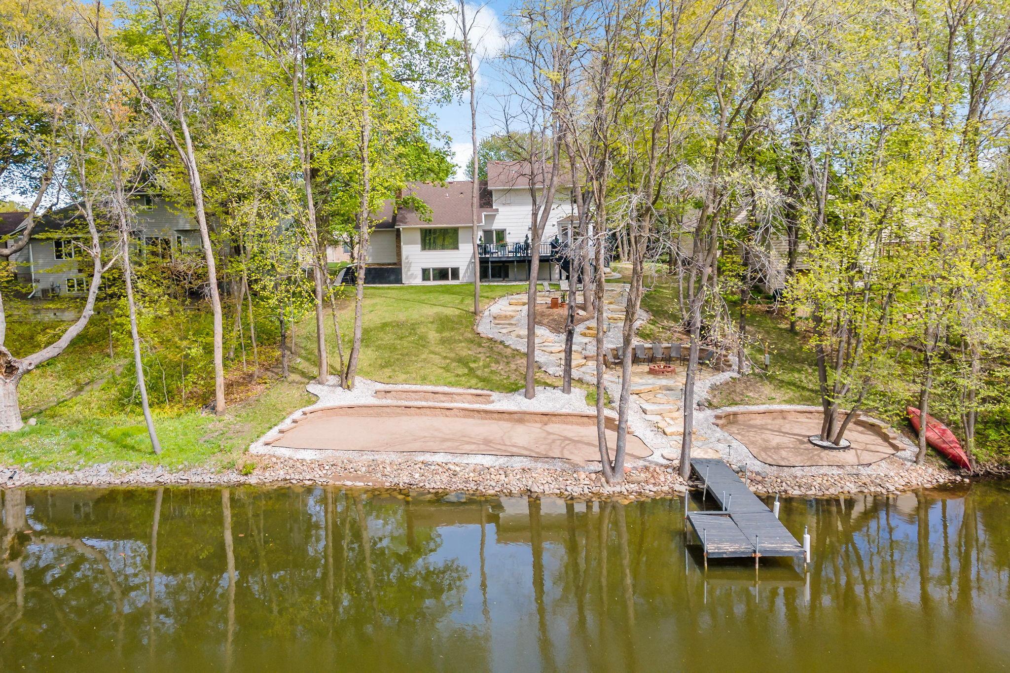 Dock and 2 Private Beaches!