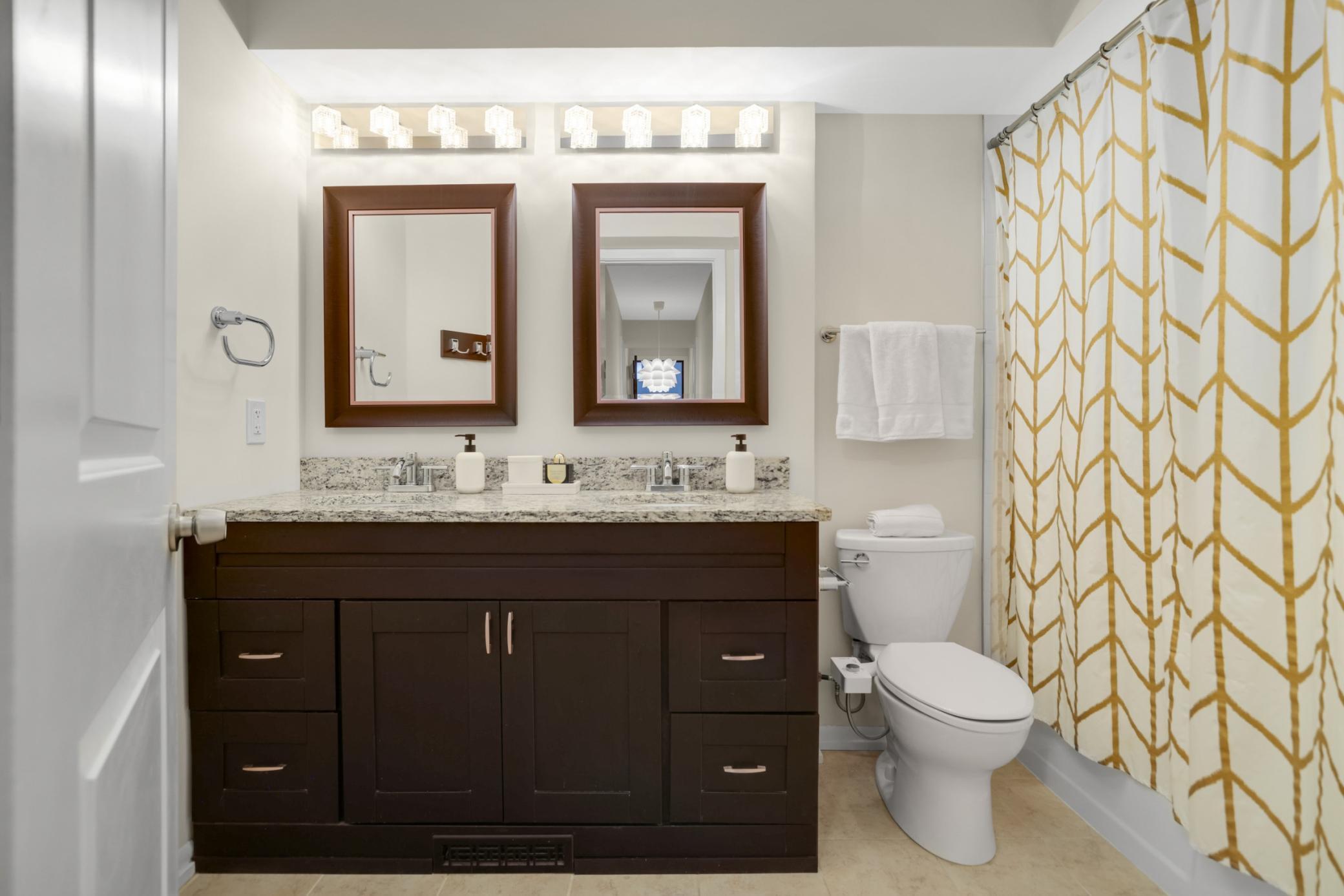 Second floor full bath