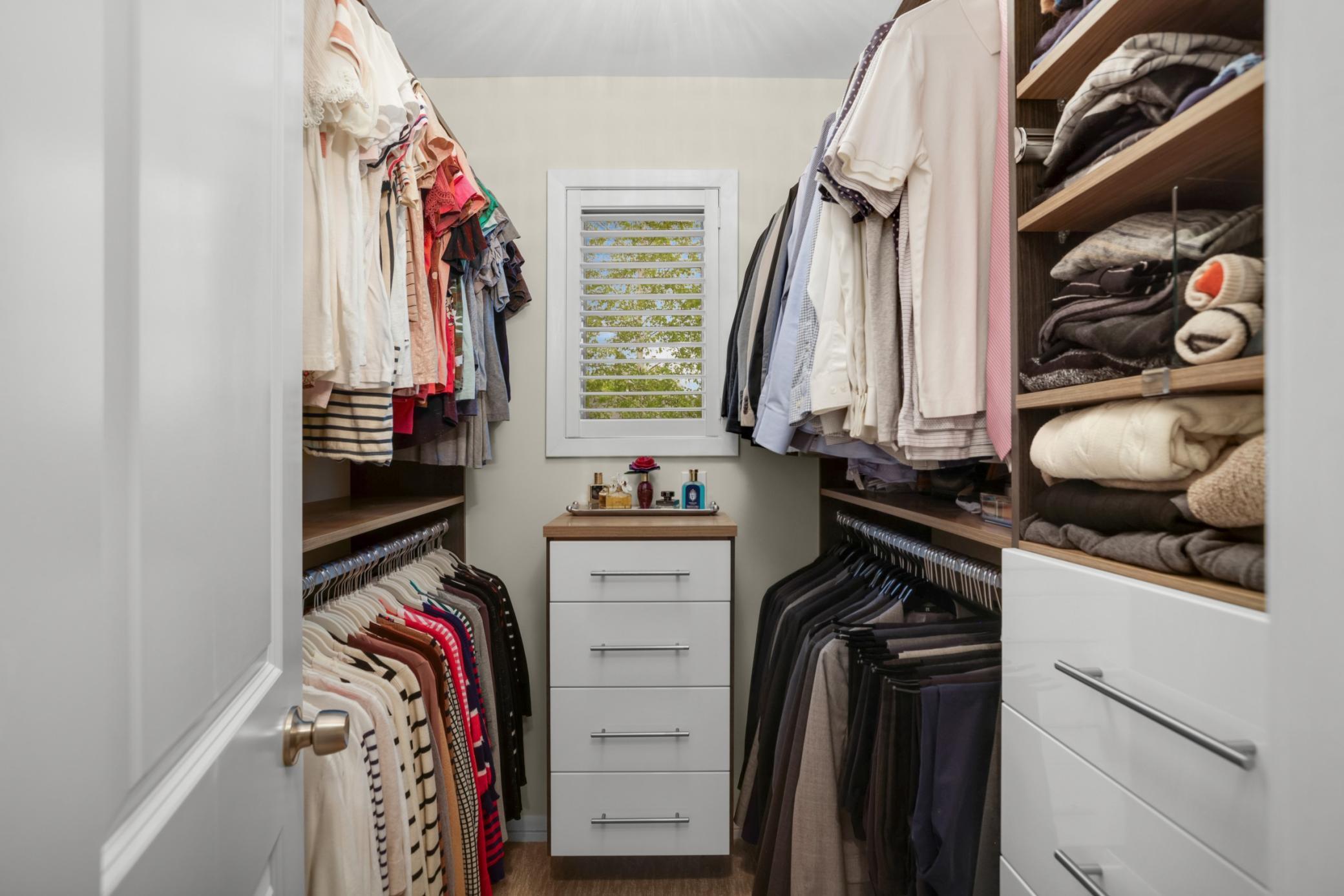 Large walk in closet