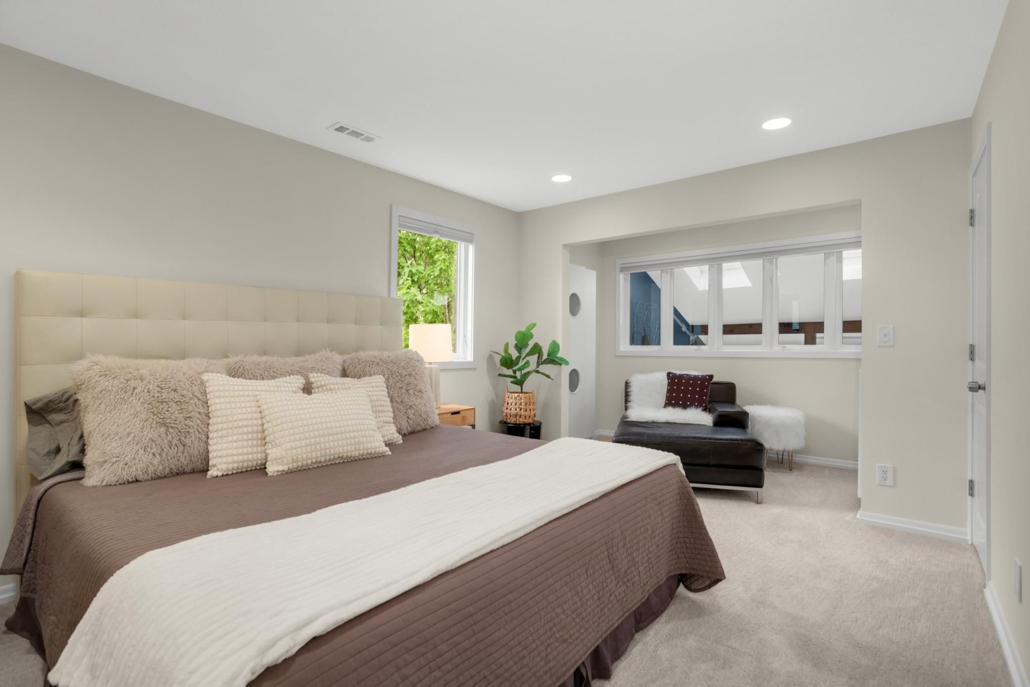 Large primary bedroom