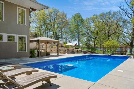 The home is wired for audio inside and out with outdoor speakers so you can soak up the sun while enjoying your favorite tunes.