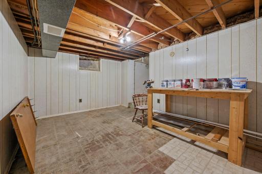 A Storage/Workshop area is featured in the lower level