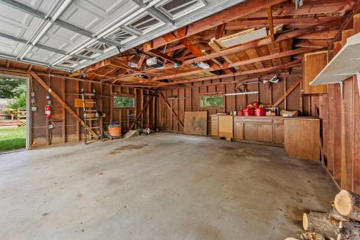 The oversized Garage offers extra storage space