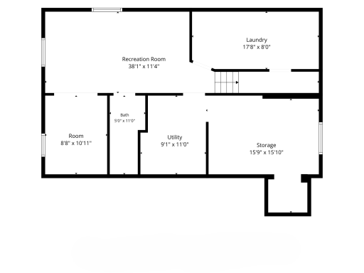 lower level floor plan 10433 Washburn Ave S