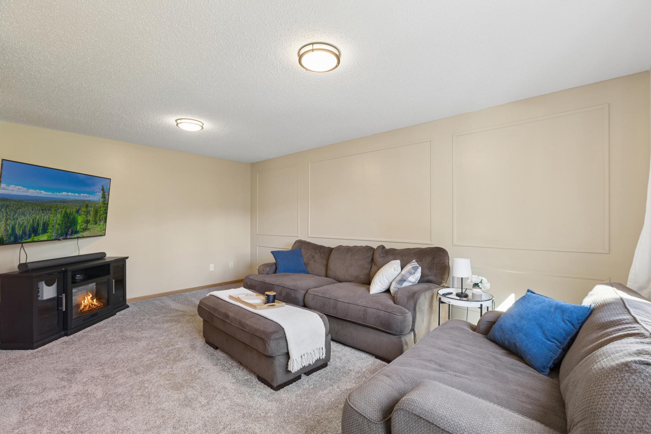 Lower level family room