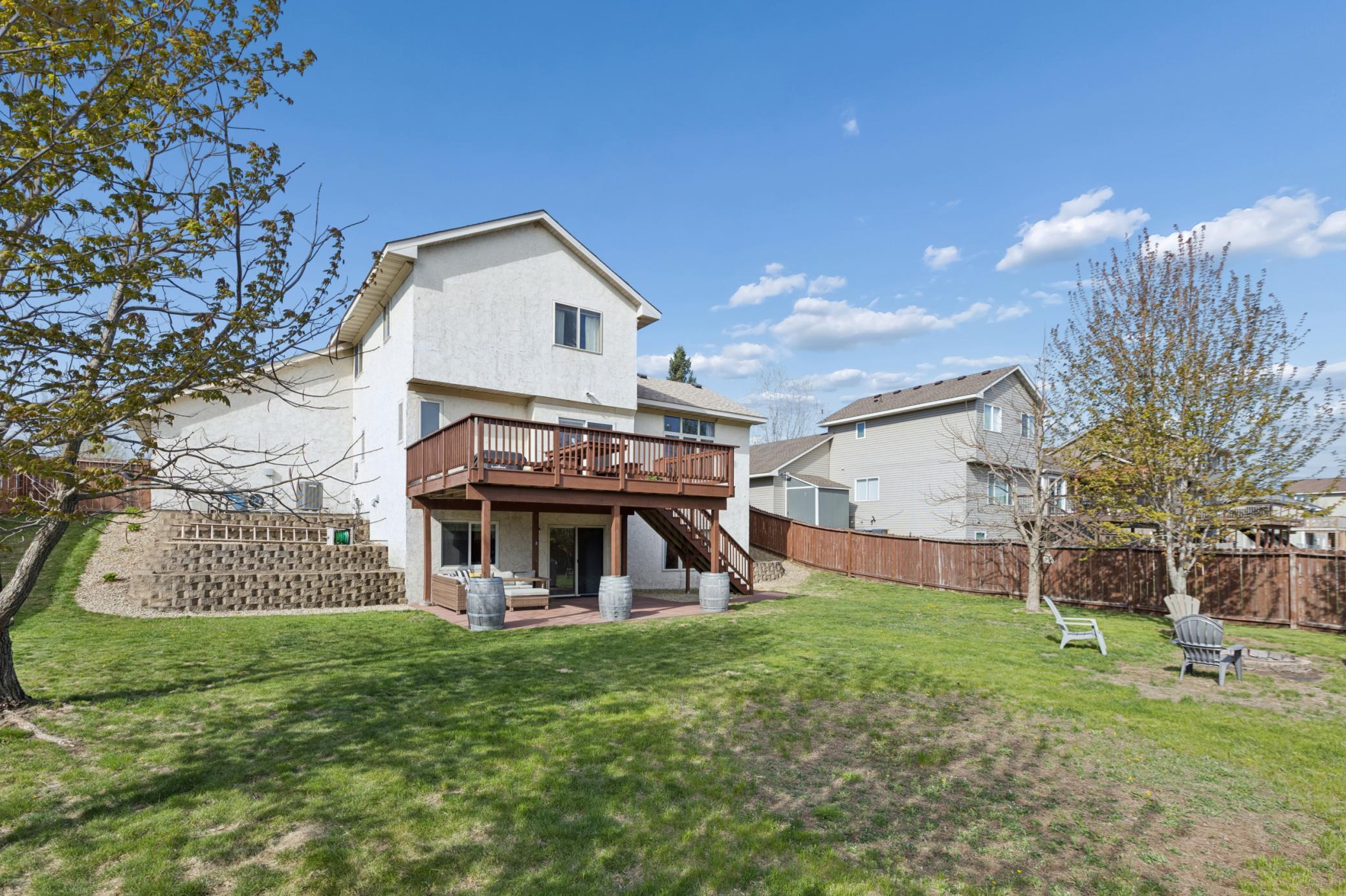 Lage deck and patio.. stunning space!