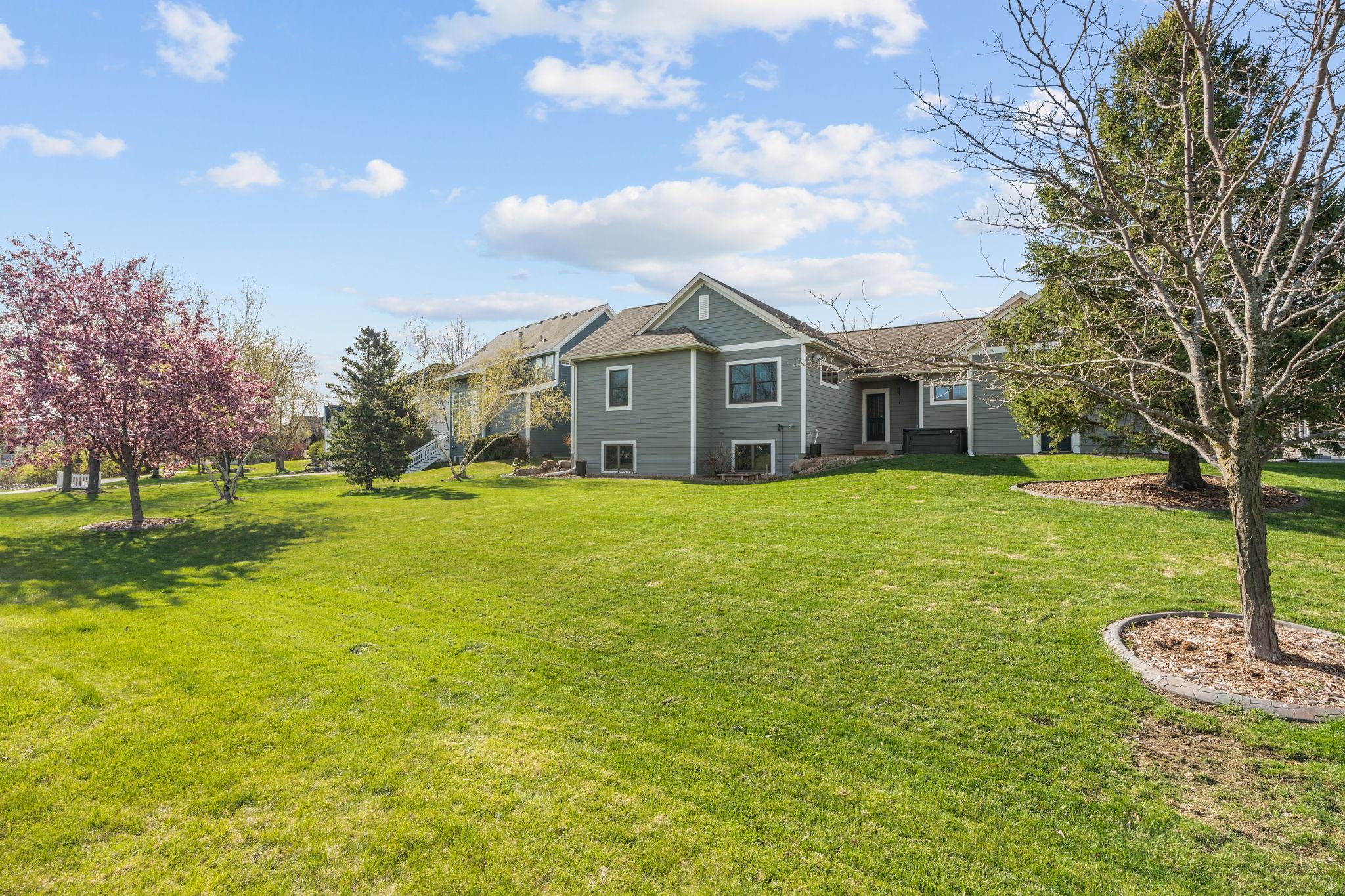 Large backyard with room to relax, entertain, and enjoy the outdoors.