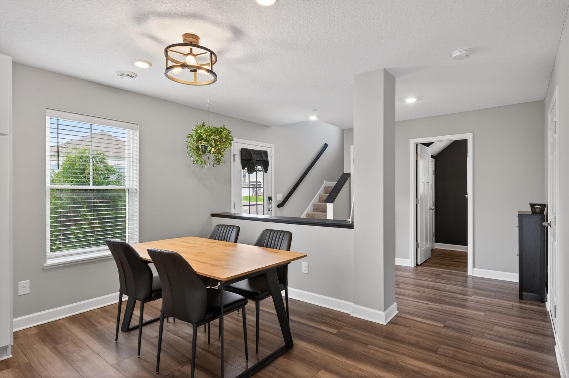 informal dining area