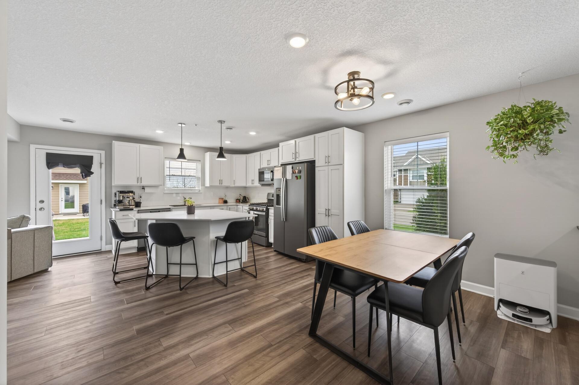 Kitchen and dinning area