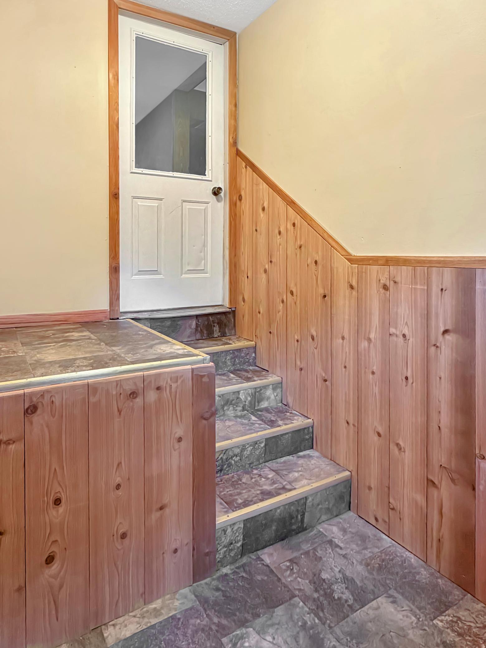 Breezeway connecting the house to the attached garage