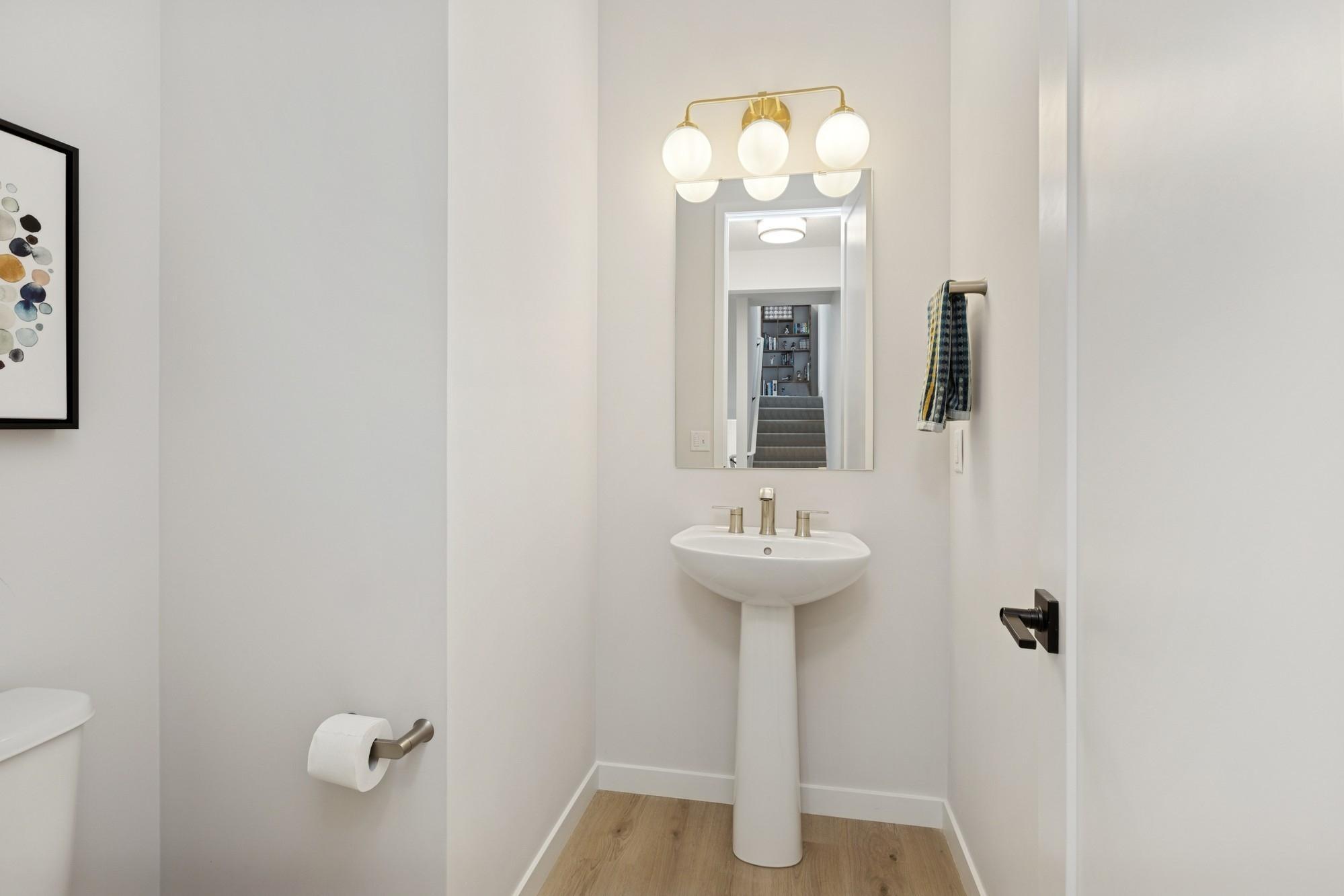 Main level guest bathroom