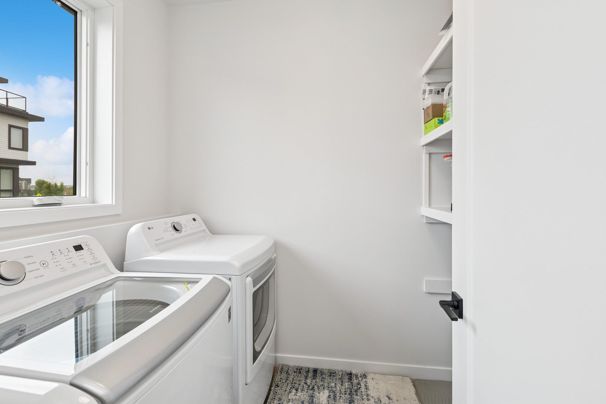 Main level laundry room