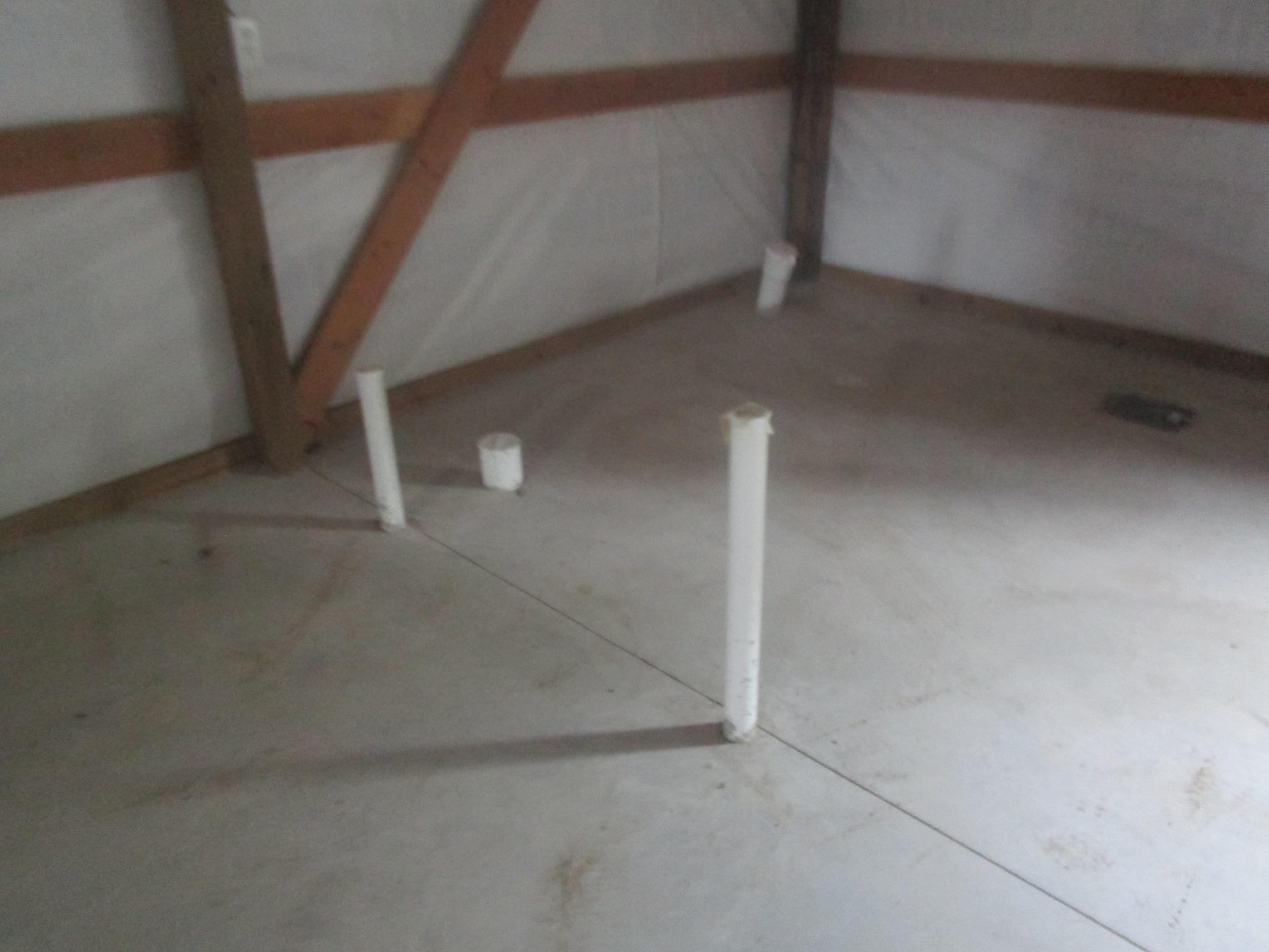 Plumbing Stubbed