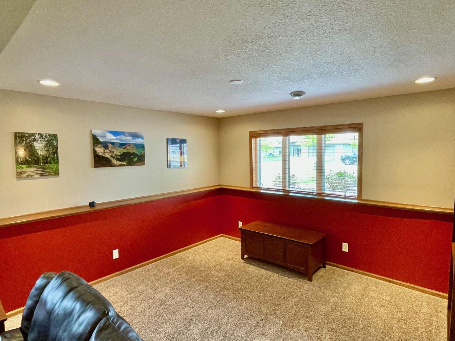 Additional lower level family room area
