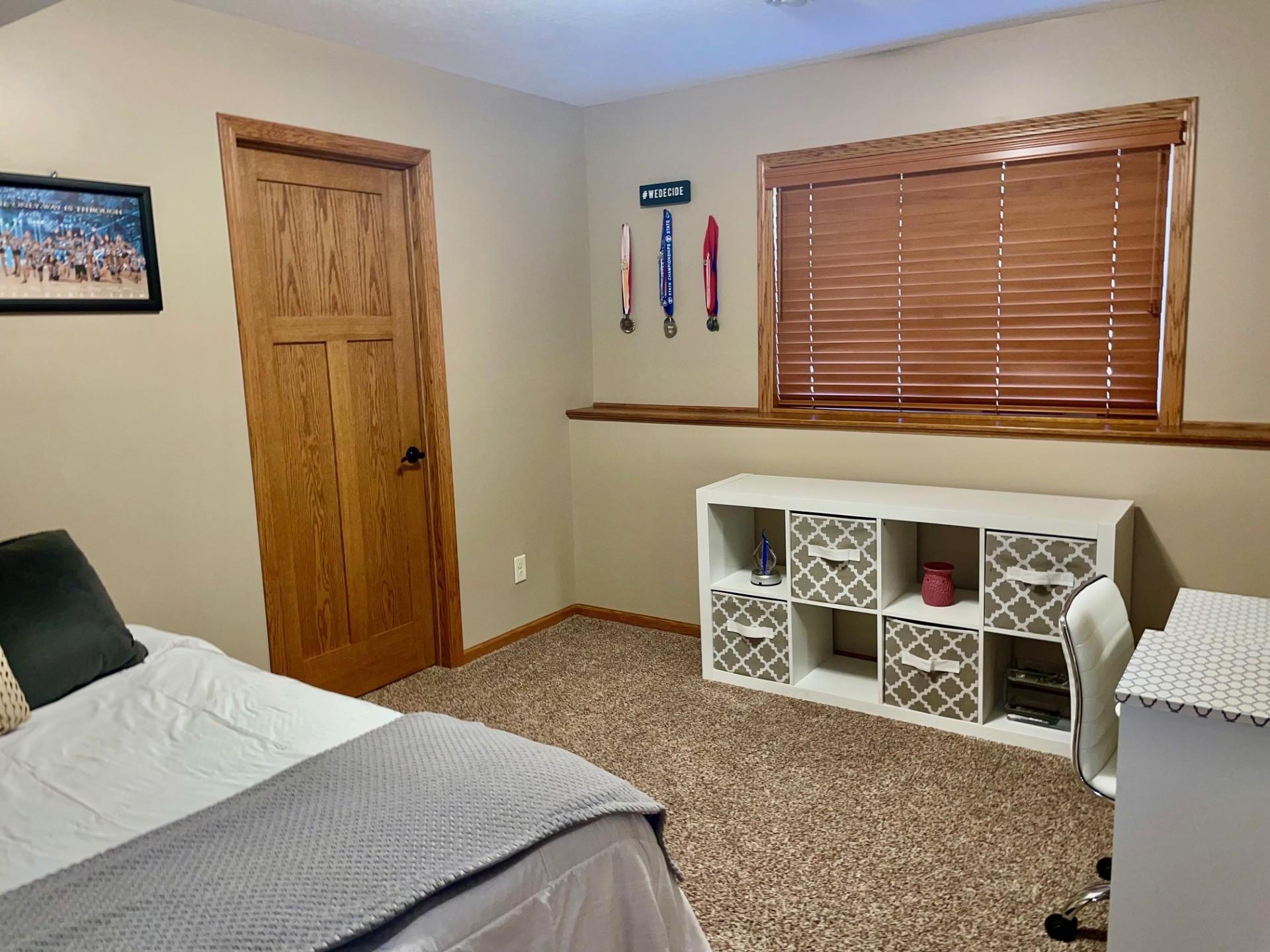 Bedroom #2 with walk-in closet