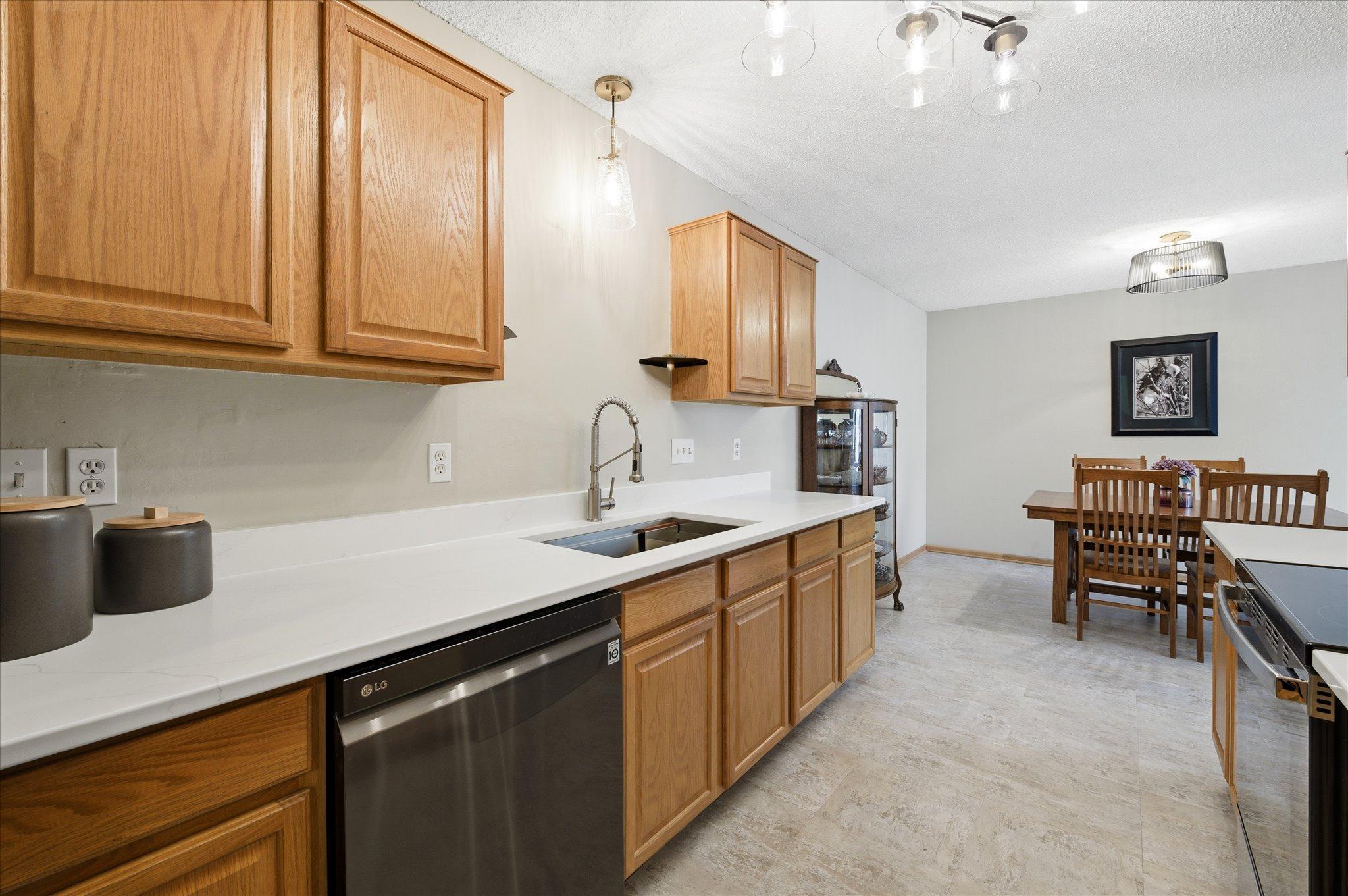 Thoughtfully refreshed with modern finishes, this bright and inviting area is designed to make cooking and organization feel effortless.
