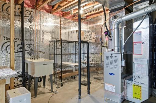 Future finishing projects are made even easier with the upgraded electrical panel already in place to support expansion.