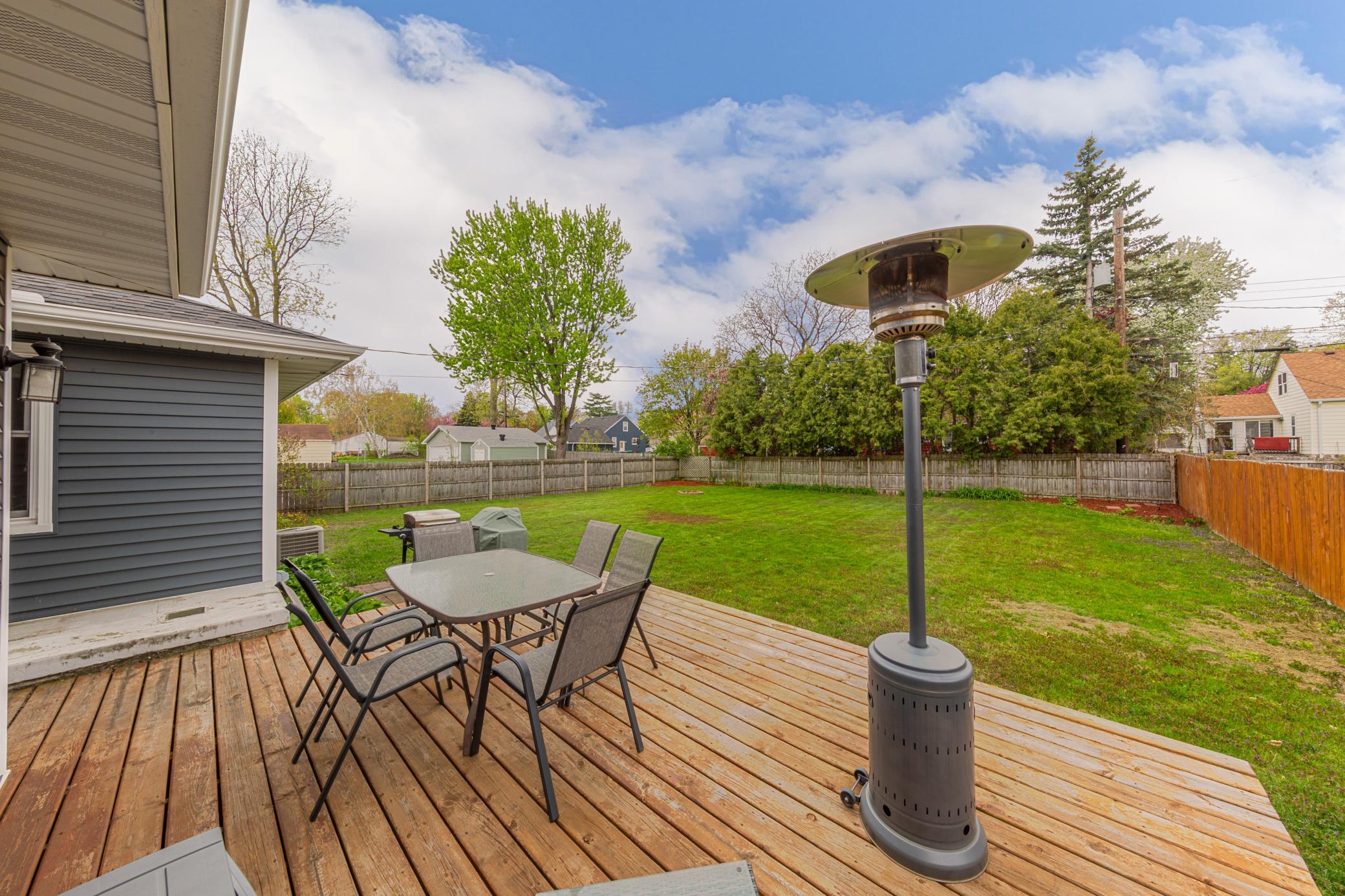 Deck was added about 10 years ago