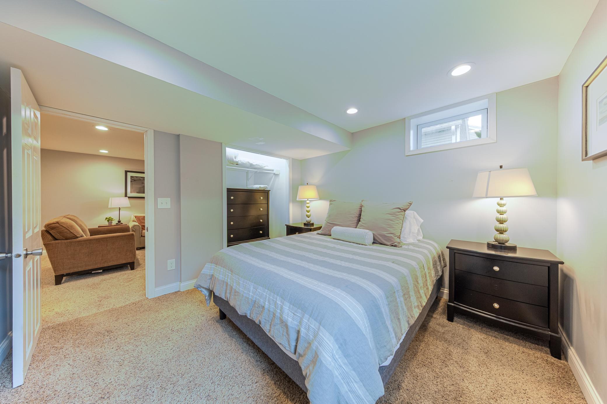 Lower level bedroom
