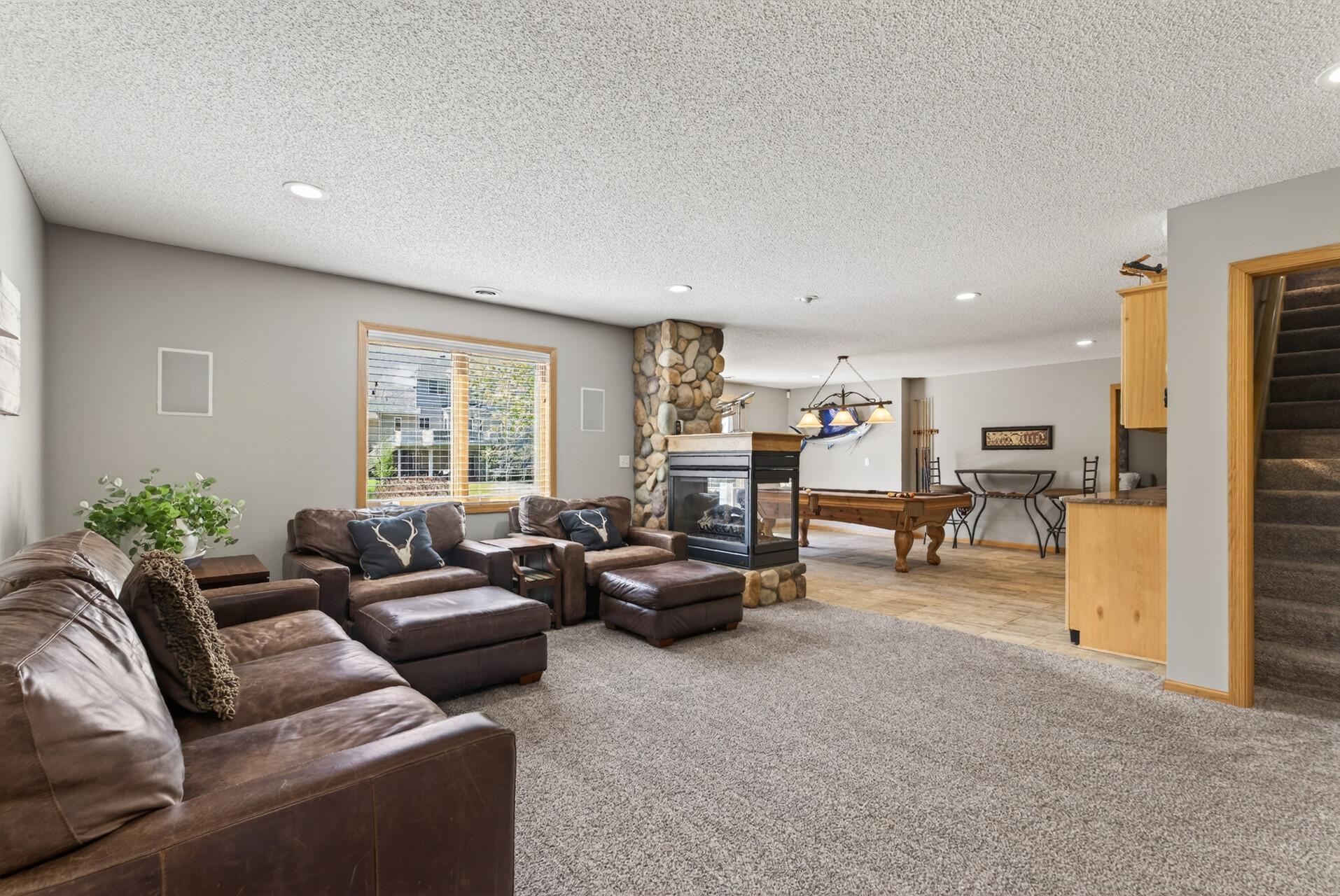 Lower level family room