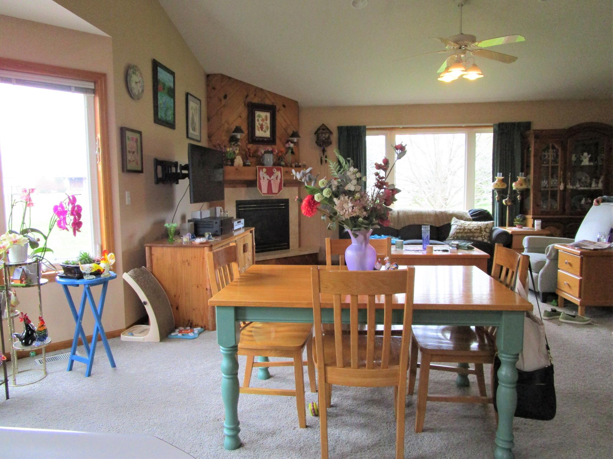 Dining Area Into Living Room
